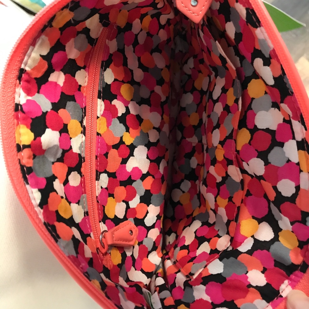 Vera Bradley Curvy Crossbody Pixie Booms $55 - Picture 4 of 6